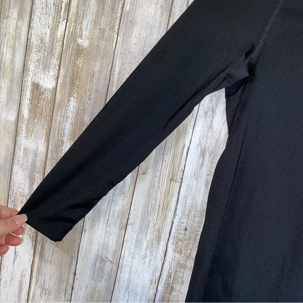 Nike Pro Kids Black Long Sleeve - Picture 5 of 5